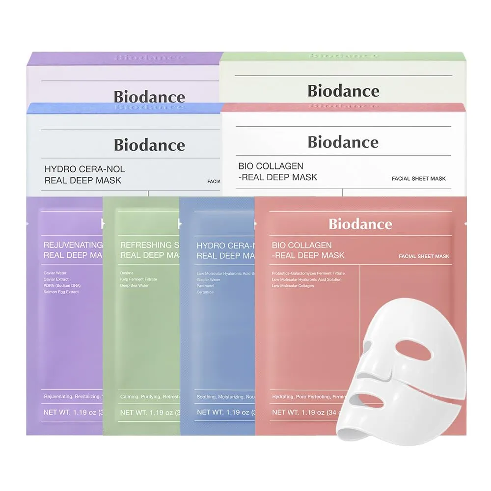 PACK 4 BIODANCE MASCARILLAS FACIALES
