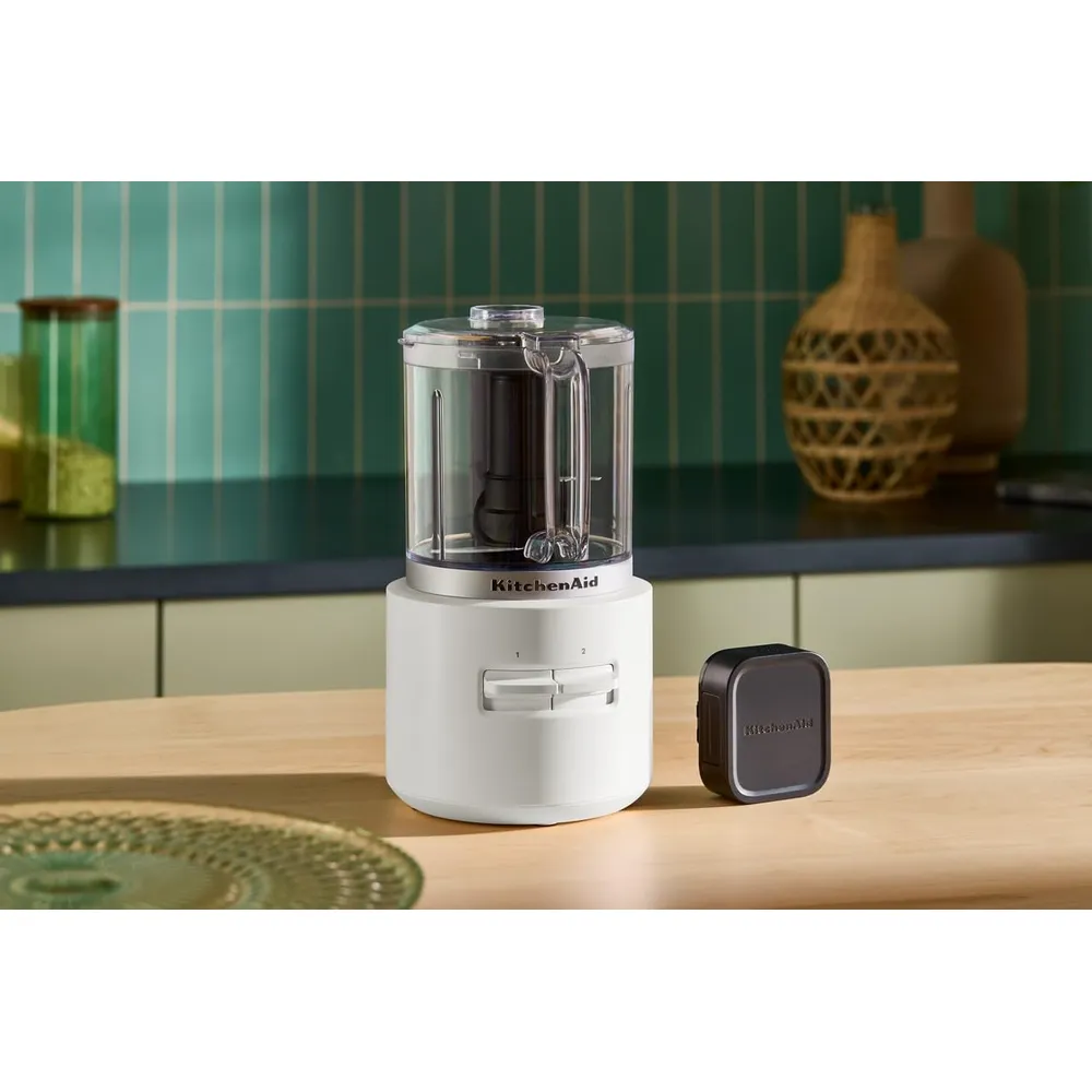 KITCHENAID, PICADORA DE ALIMENTOS INALÁMBRICA GO | BLANCO