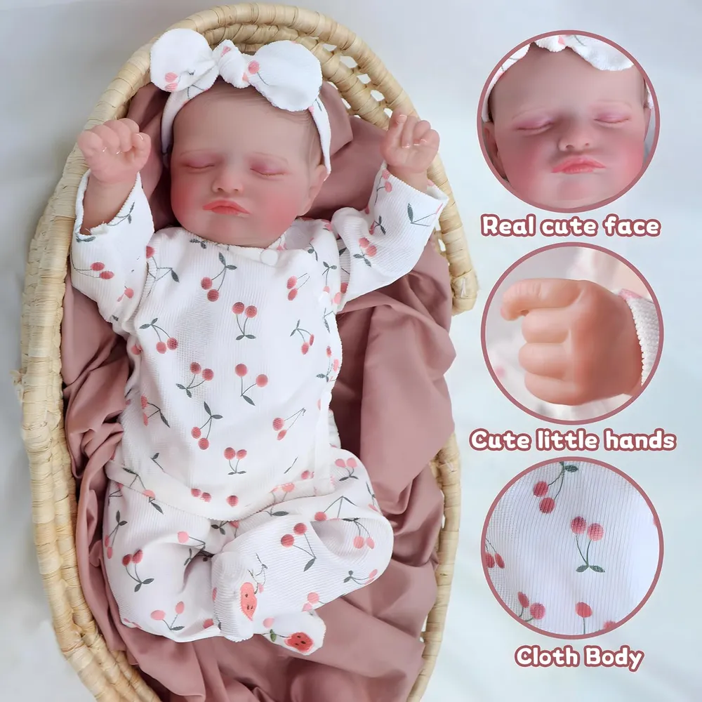 Muñeca Bebé Realista 18" / 45.7 cm | Rosalie-Green