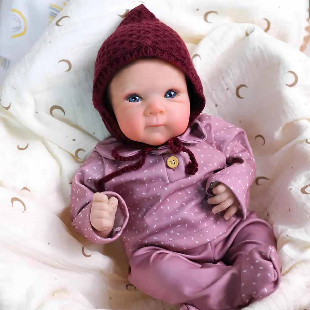 Muñeca Bebé Realista 18" / 45.7 cm | Bettie-Purple