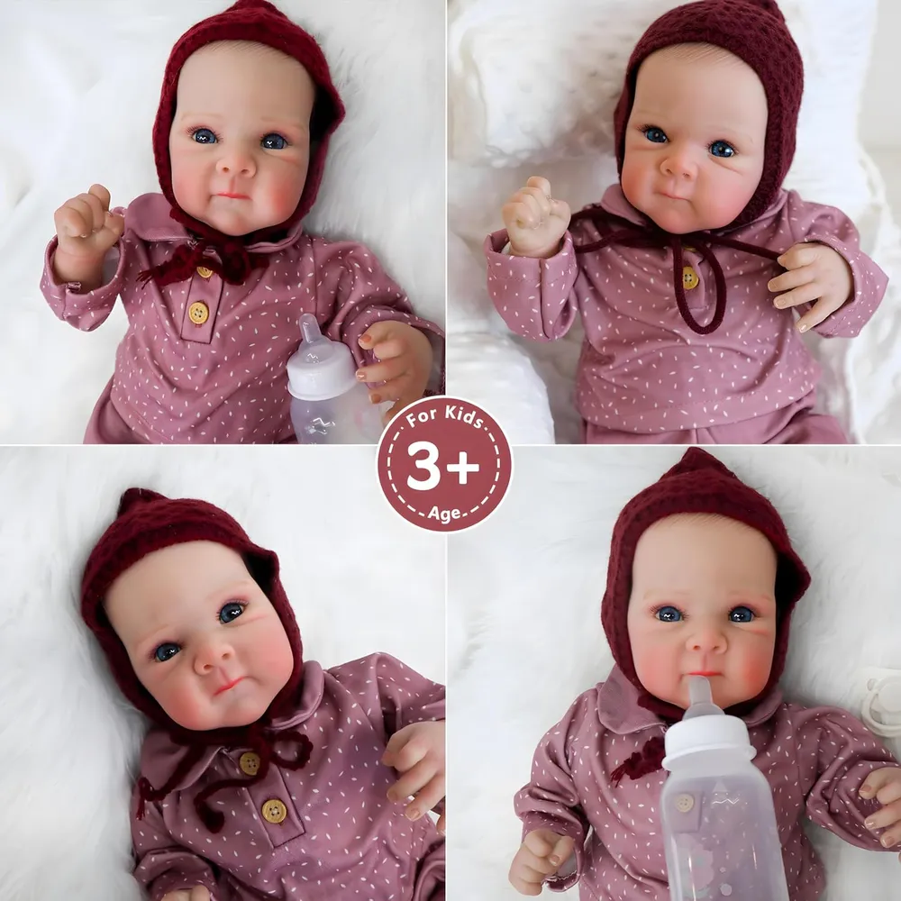 Muñeca Bebé Realista 18" / 45.7 cm | Bettie-Purple