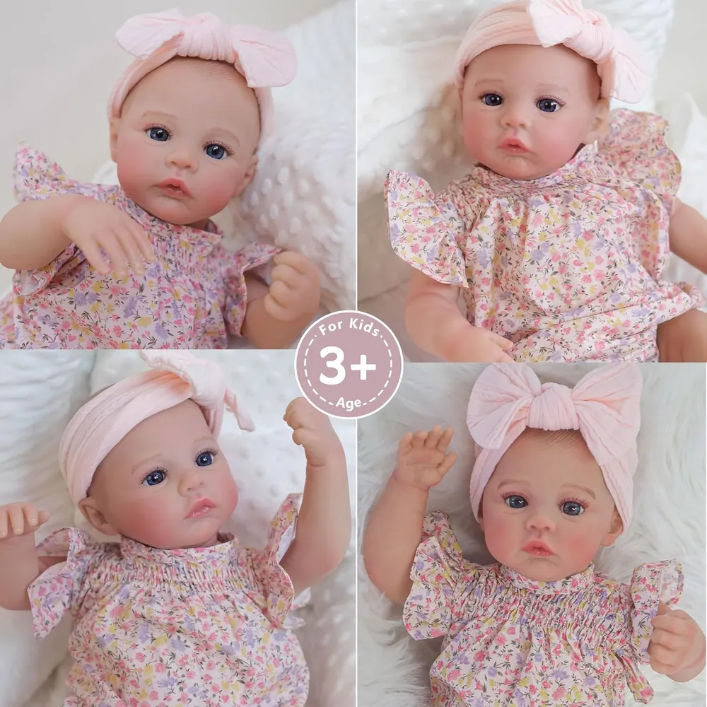 Muñeca Bebé Realista 18" / 45.7 cm | Meadow-Pink