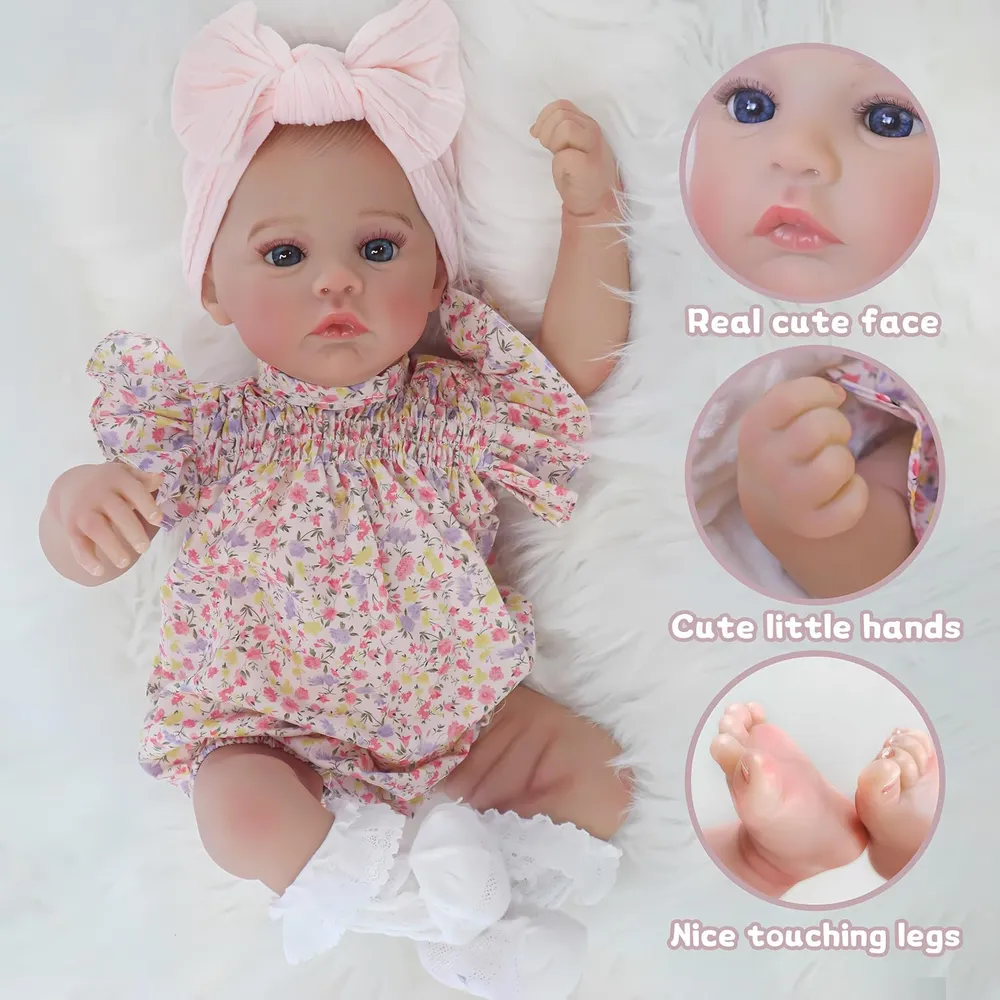 Muñeca Bebé Realista 18" / 45.7 cm | Meadow-Pink