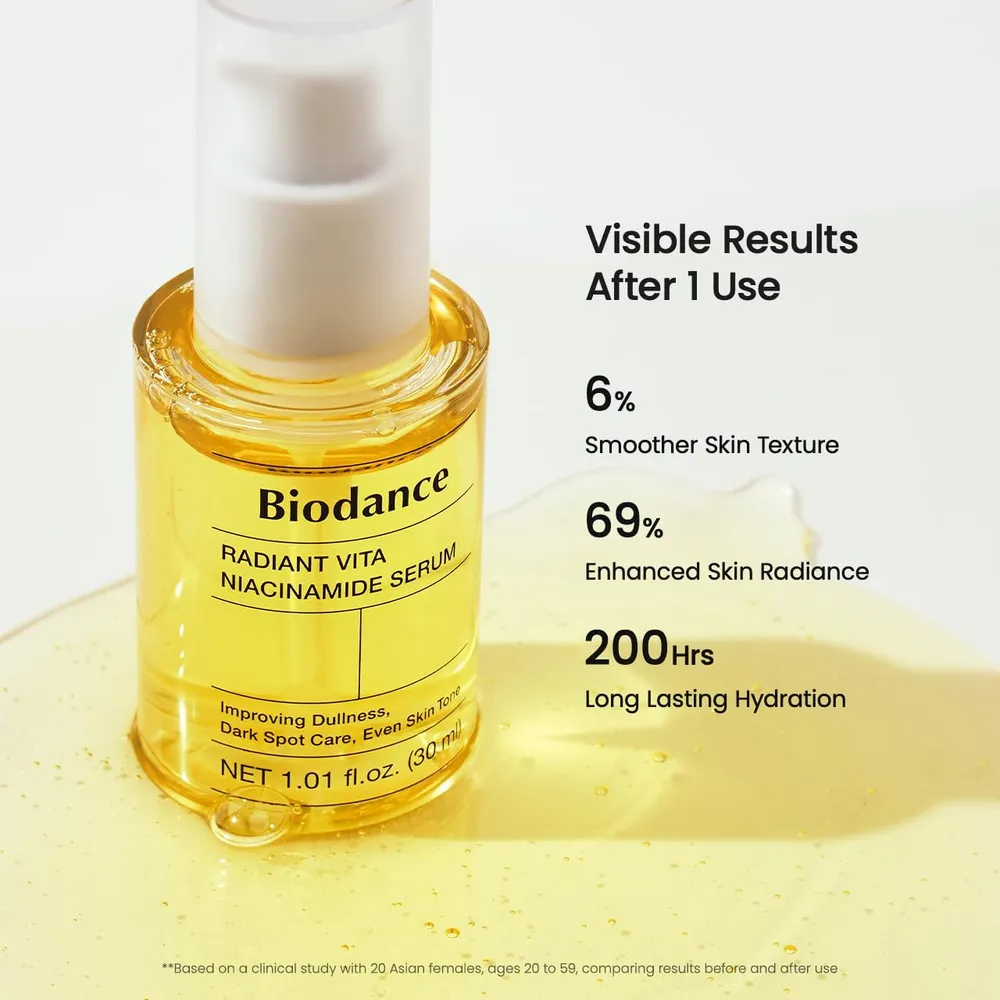 BIODANCE SUERO RADIANT VITA NIACINAMIDA ILUMINADOR 1 OZ / 30 ML