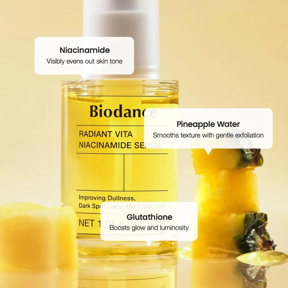 BIODANCE SUERO RADIANT VITA NIACINAMIDA ILUMINADOR 1 OZ / 30 ML