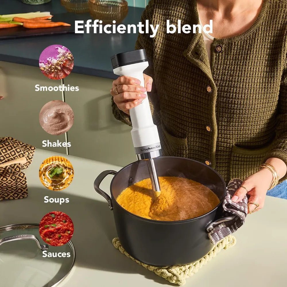 KITCHENAID, BATIDORA DE MANO INALÁMBRICA GOTM | BLANCO