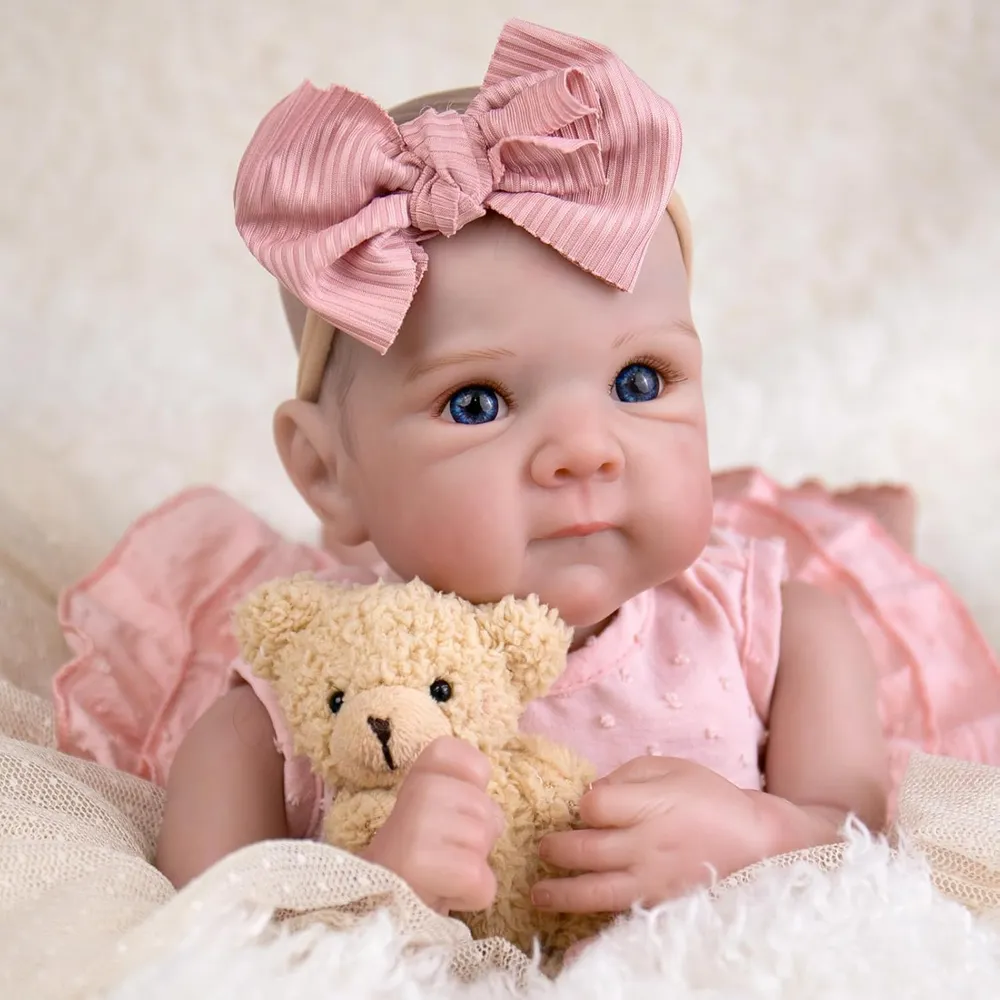 Aori Muñeca Bebé Realista 20" / 50.8 cm | Pink Dress