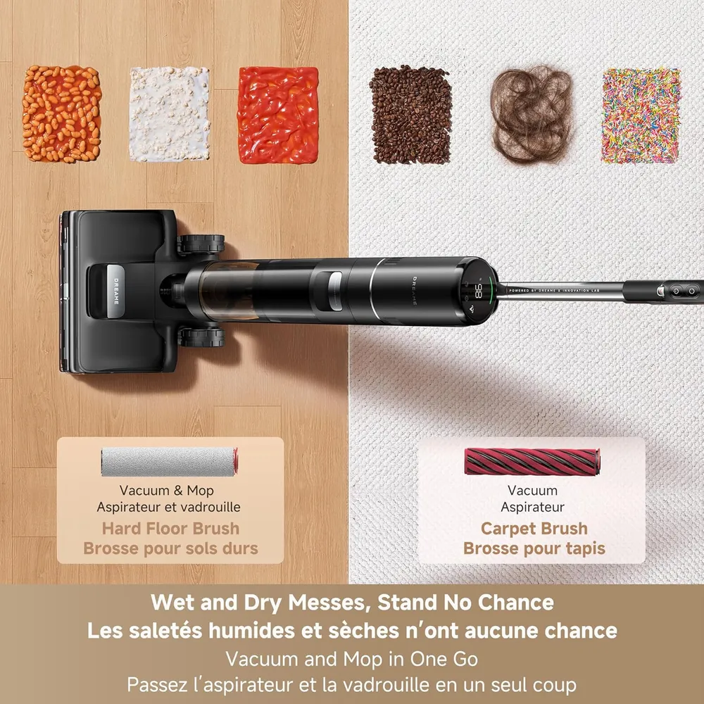 Dreame H15 Pro CarpetFlex aspiradora seco/húmedo | Negro