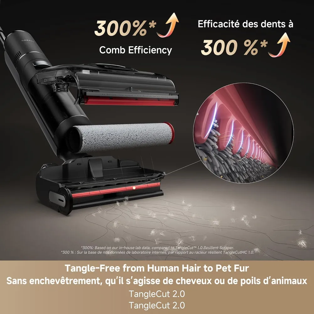 Dreame H15 Pro CarpetFlex aspiradora seco/húmedo | Negro