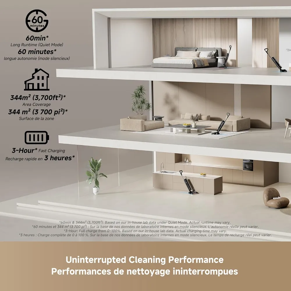 Dreame H15 Pro CarpetFlex aspiradora seco/húmedo | Negro