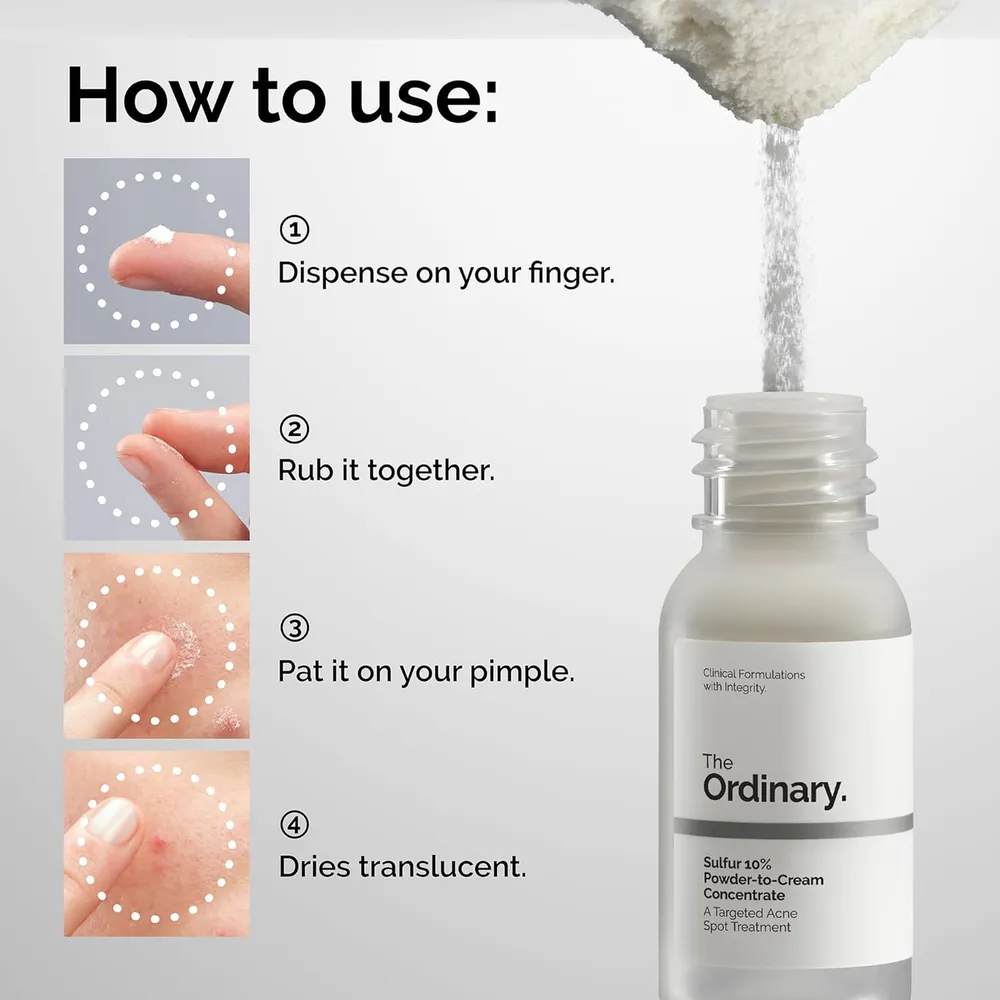 THE ORDINARY TRATAMIENTO ANTIACNÉ SULFUR 10% | 0.18 OZ / 5 ML