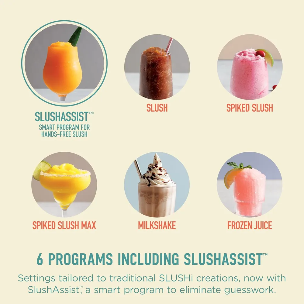 NINJA SLUSHI FS605IV, MÁQUINA BEBIDAS HELADAS XXL 450 ML | MARFIL