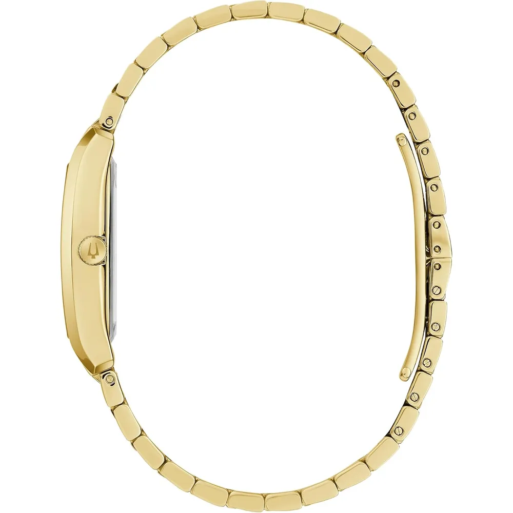 b0flsgkfzv_1_webp.webp Bulova reloj clásico mujer vestir cuarzo 3 agujas diamantes brazalete acero | Oro