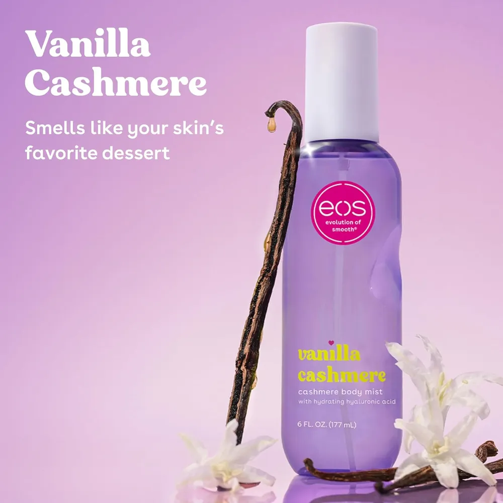 EOS CASHMERE SPRAY HIDRATANTE CORPORAL 6 OZ / 180 ML | VANILLA CASHMERE