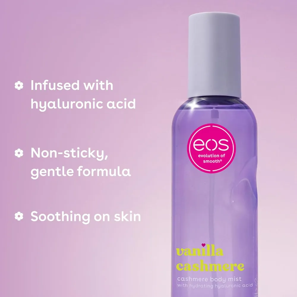 EOS CASHMERE SPRAY HIDRATANTE CORPORAL 6 OZ / 180 ML | VANILLA CASHMERE