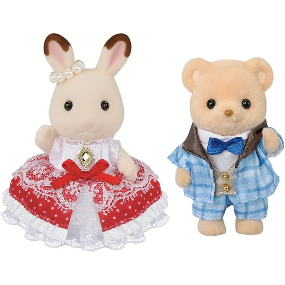 SET SYLVANIAN FAMILIES ANIVERSARIO AMIGOS FREYA Y THEO