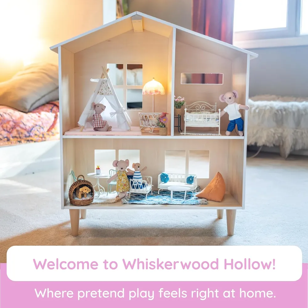 b0fm6d6pdd_1_webp.webp JUGUETE CASA DE MUÑECAS WHISKERWOOD HOLLOW FAT BRAIN TOYS