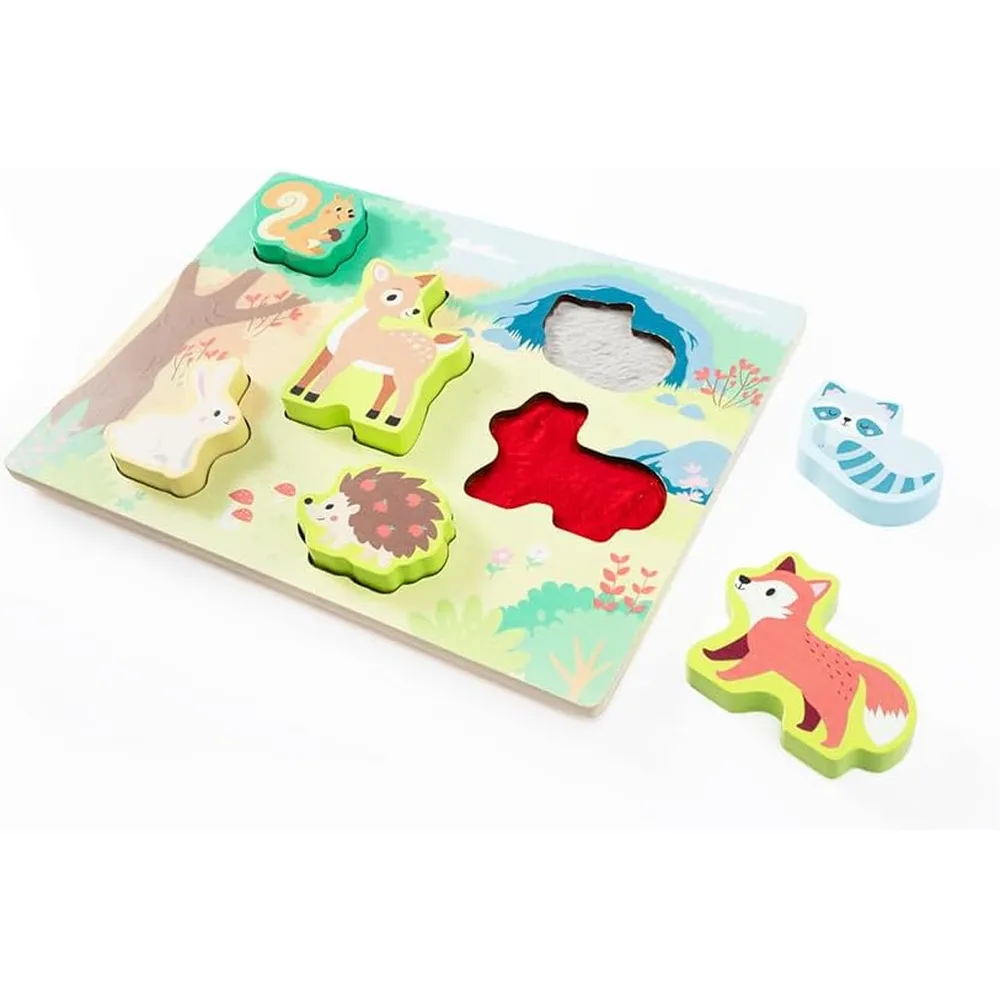 JUGUETE ROMPECABEZAS TEXTURAS DE BOSQUE FAT BRAIN TOYS