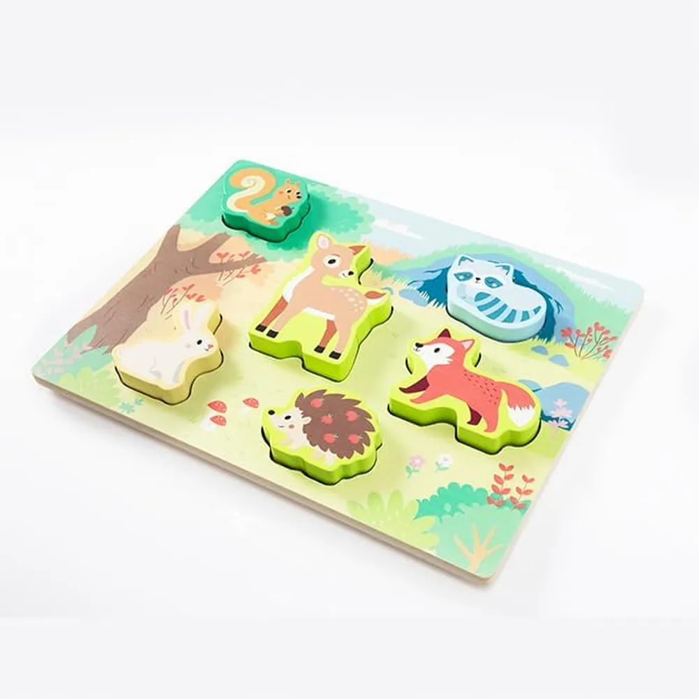 JUGUETE ROMPECABEZAS TEXTURAS DE BOSQUE FAT BRAIN TOYS