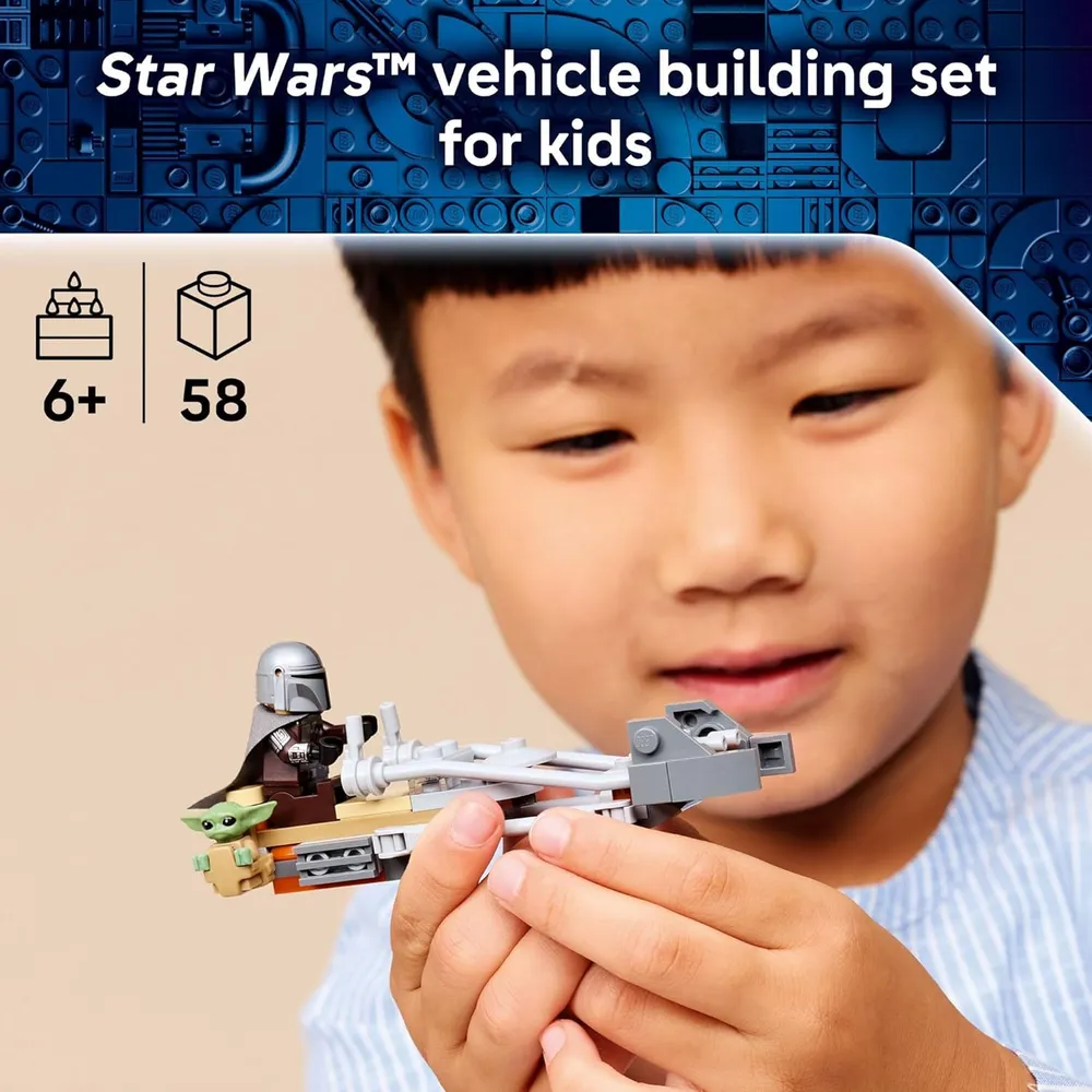 b0fms521qk_1_webp.webp LEGO STAR WARS MANDALORIANO Y MOTO SPEEDER DE GROGU 75436
