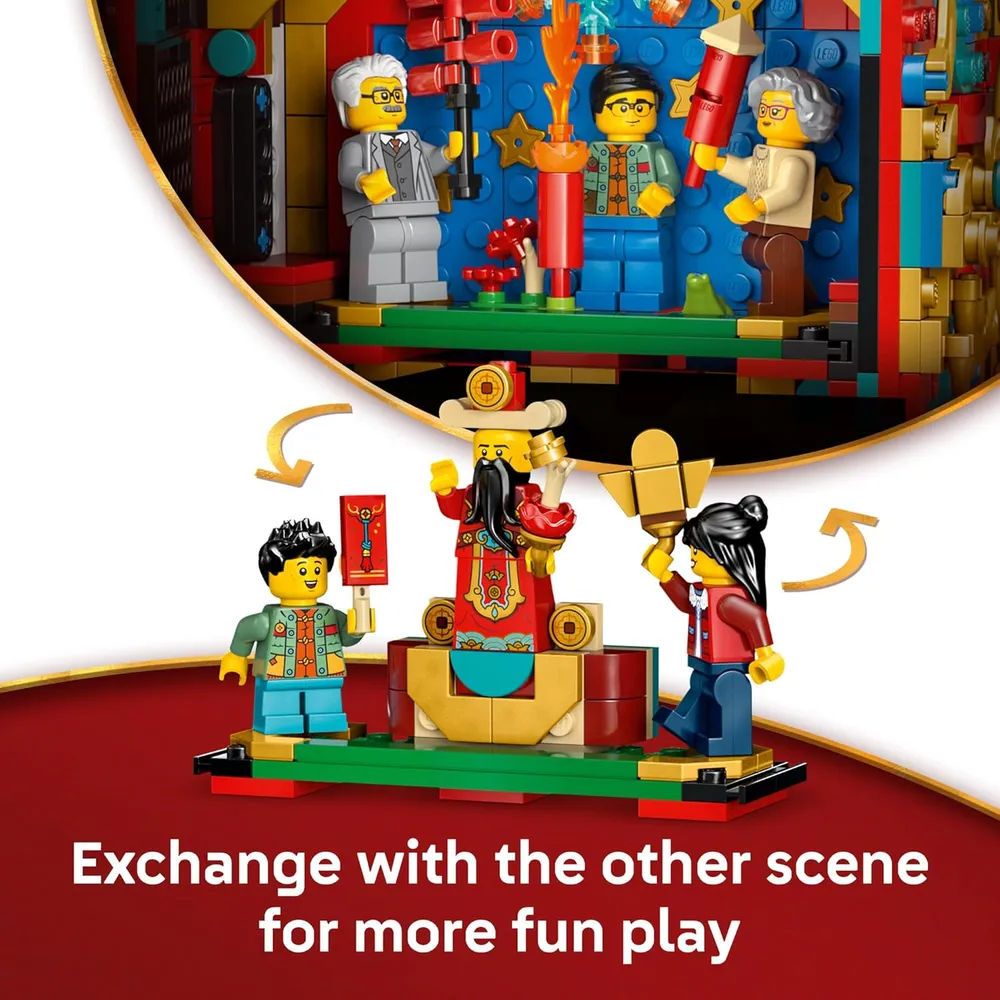 Lego Festival de Primavera, petardo de la fortuna con efectos de sonido