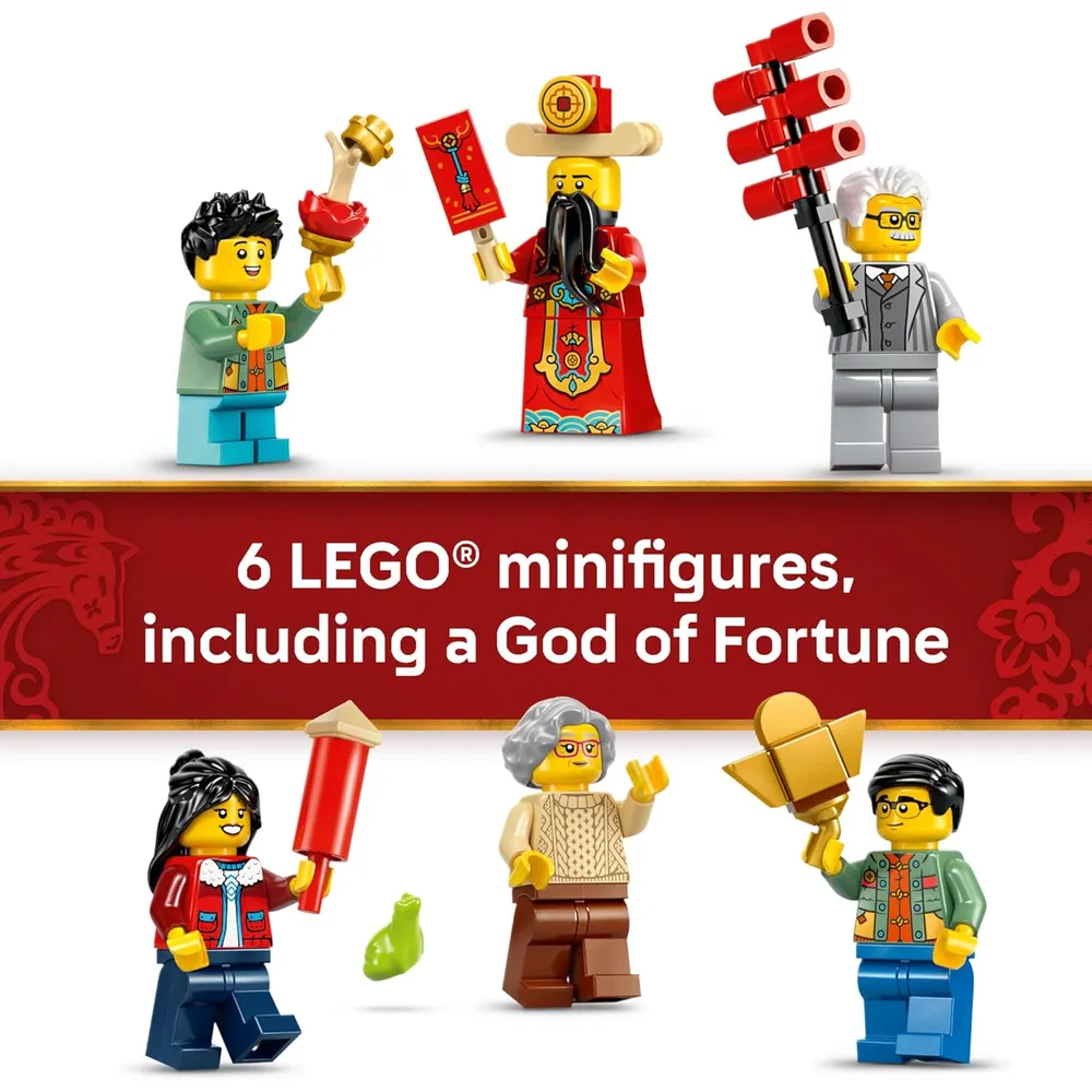 Lego Festival de Primavera, petardo de la fortuna con efectos de sonido