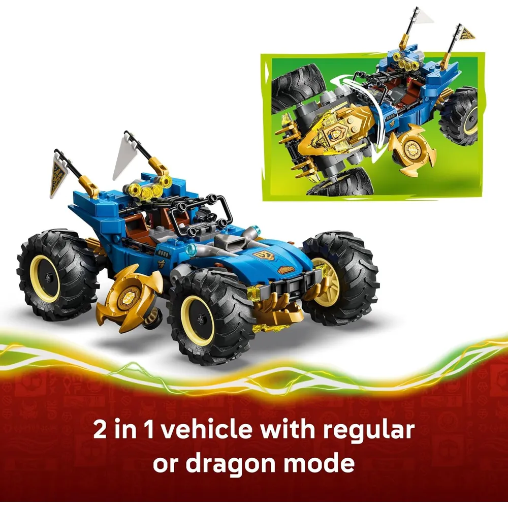 LEGO NINJAGO COCHE TRANSFORMABLE DE JAY 71856