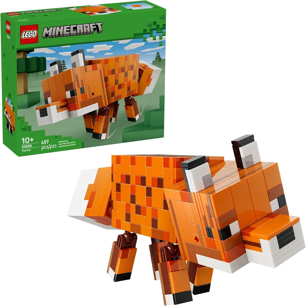 LEGO MINECRAFT EL ZORRO SET DE CONSTRUCCIÓN CON PERSONAJE ARTICULADO