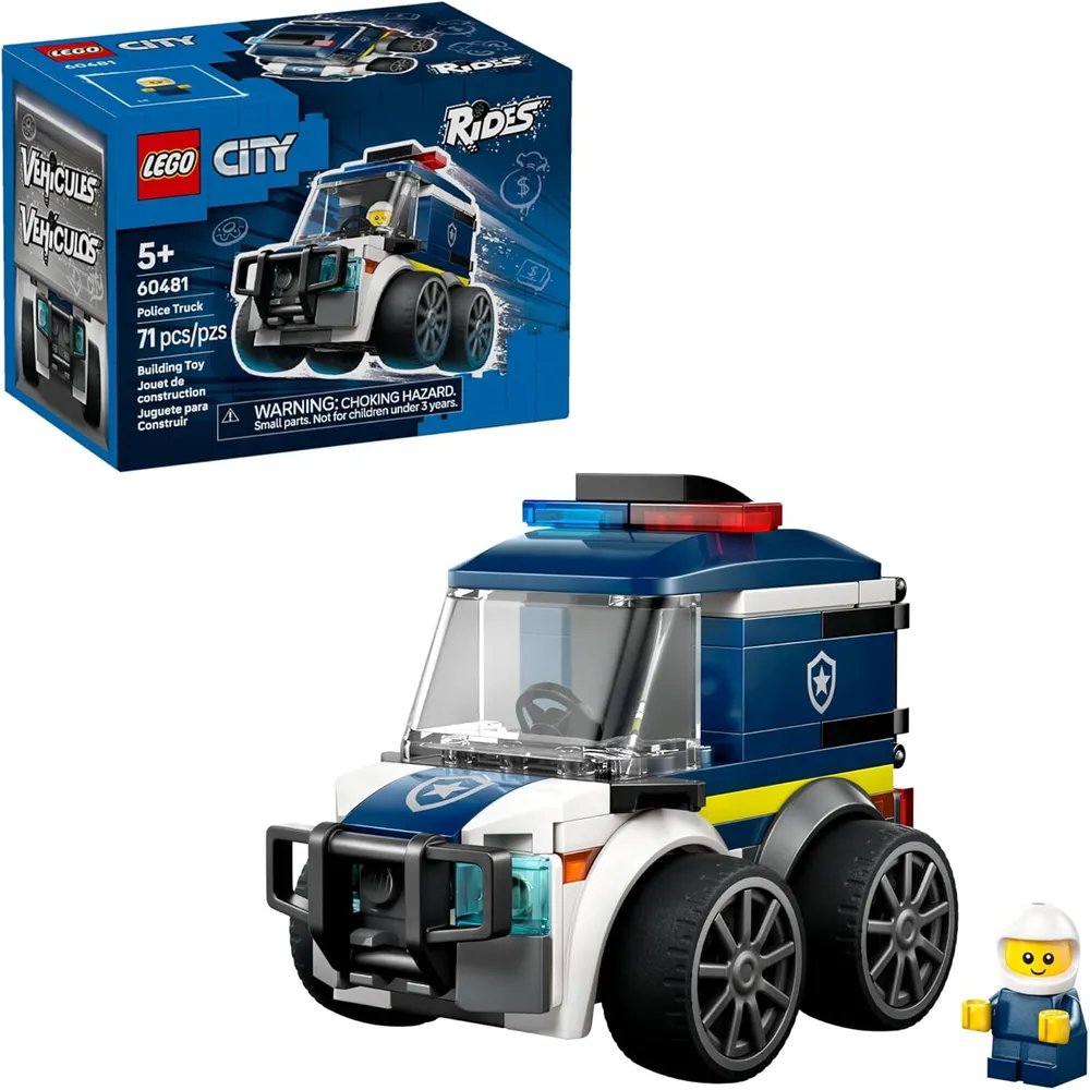 LEGO CITY RIDES CAMIÓN DE POLICÍA 60481