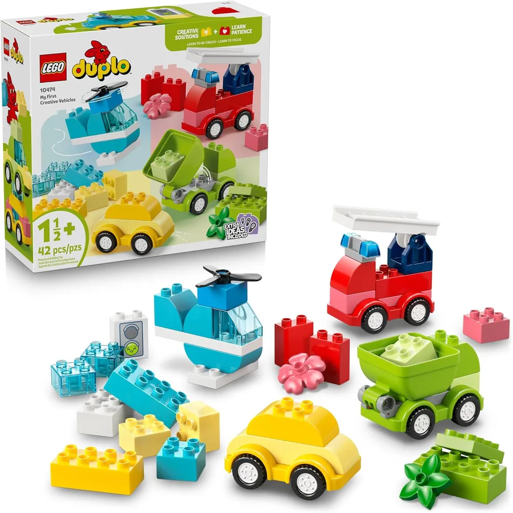 LEGO DUPLO MIS PRIMEROS VEHÍCULOS CREATIVOS 10474