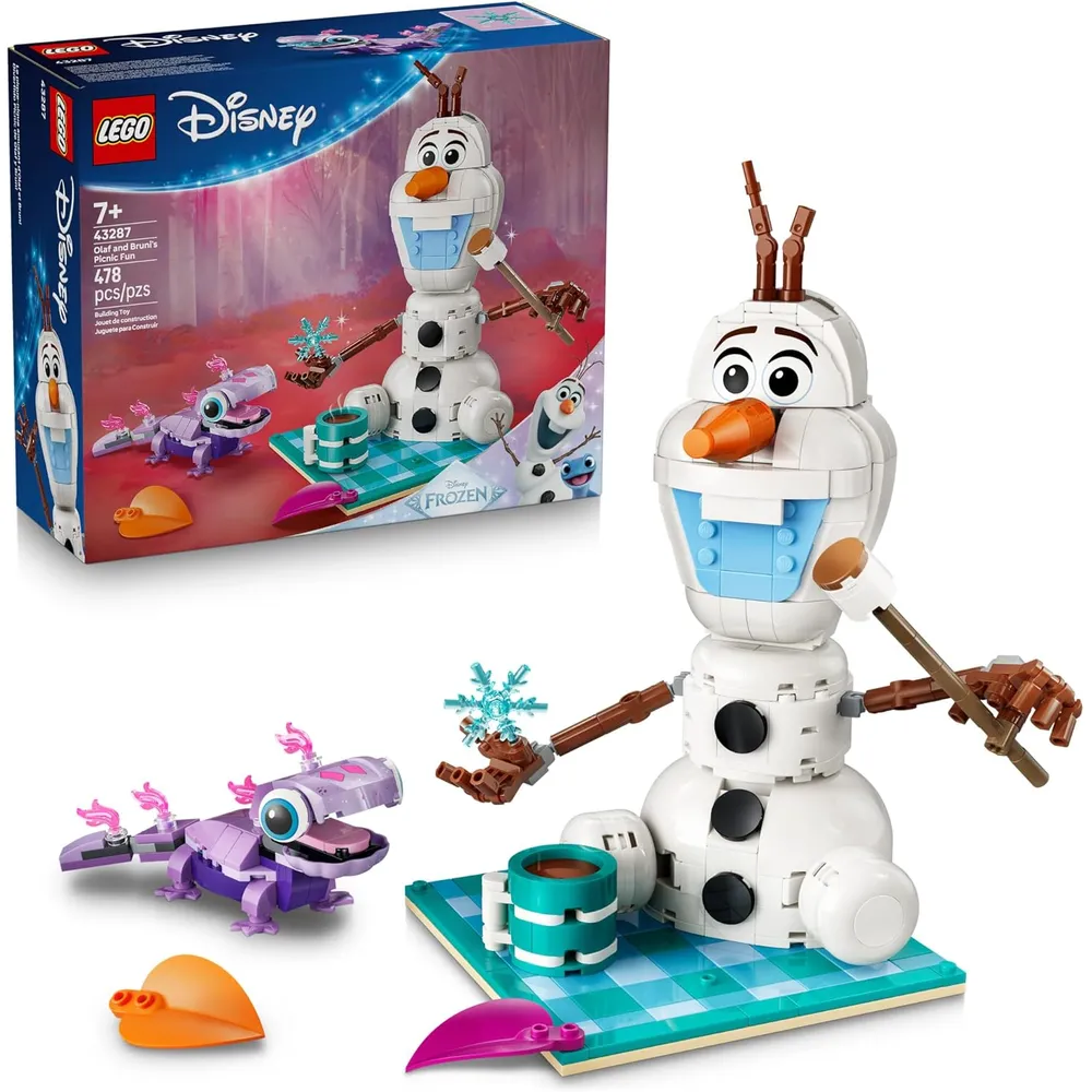 LEGO DISNEY FROZEN OLAF Y BRUNI PICNIC DIVERTIDO SET DE CONSTRUCCIÓN INFANTIL