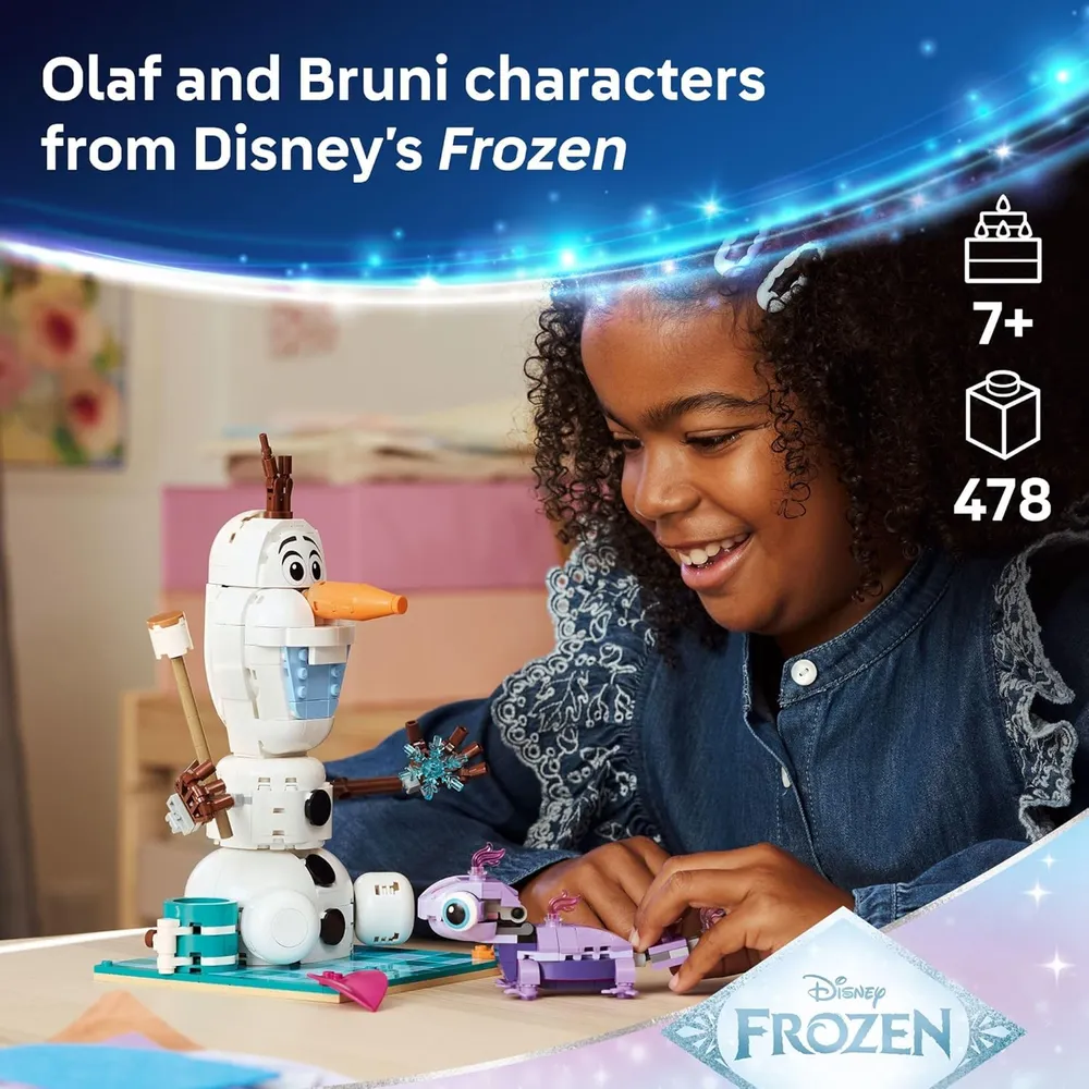 LEGO DISNEY FROZEN OLAF Y BRUNI PICNIC DIVERTIDO SET DE CONSTRUCCIÓN INFANTIL