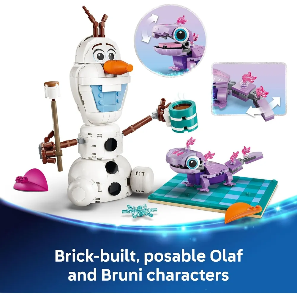 LEGO DISNEY FROZEN OLAF Y BRUNI PICNIC DIVERTIDO SET DE CONSTRUCCIÓN INFANTIL
