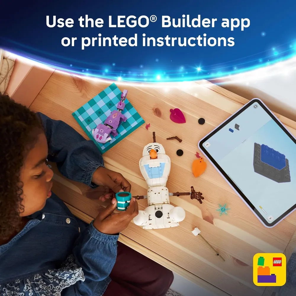LEGO DISNEY FROZEN OLAF Y BRUNI PICNIC DIVERTIDO SET DE CONSTRUCCIÓN INFANTIL