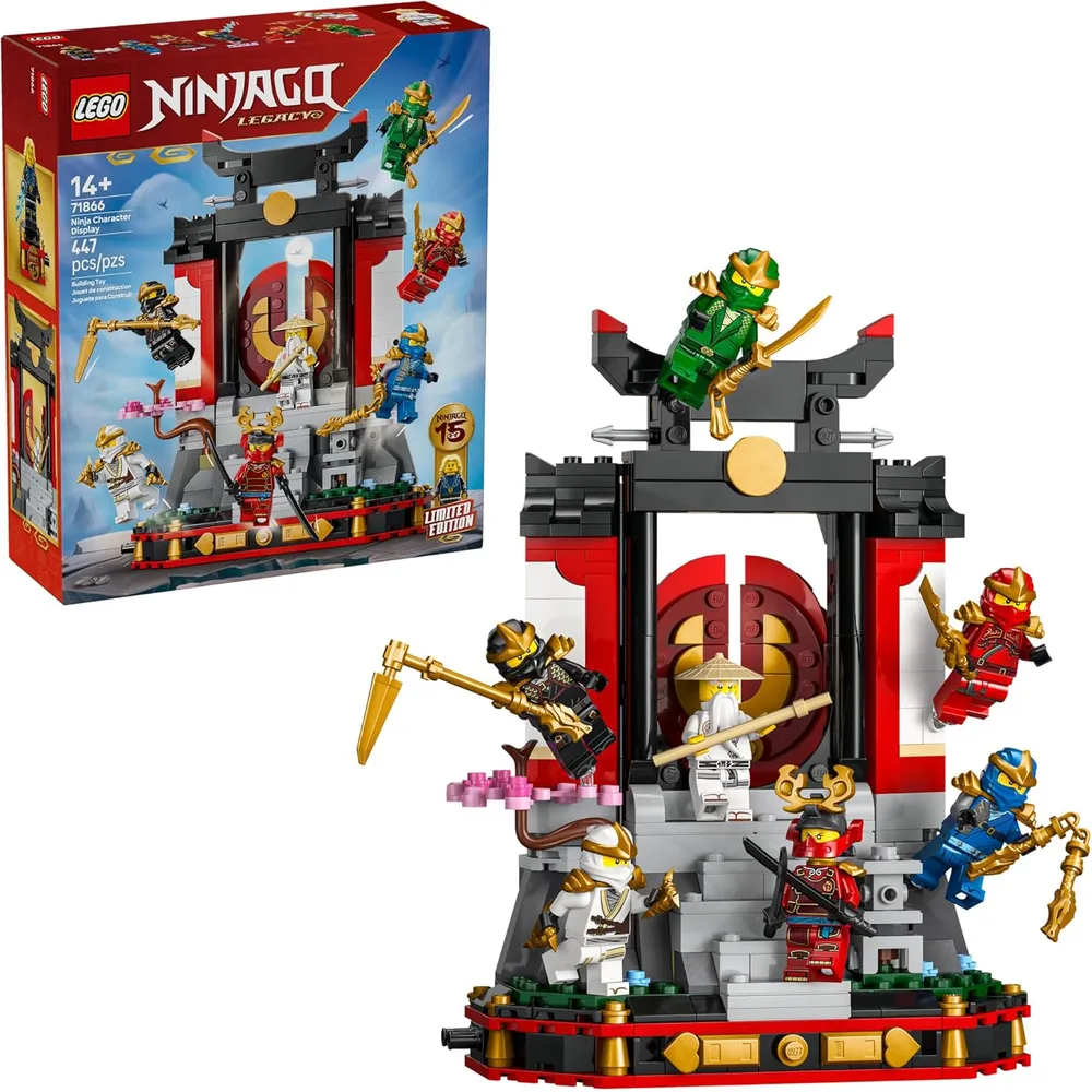 LEGO NINJAGO EXHIBICIÓN PERSONAJES NINJA 15° ANIVERSARIO 71866