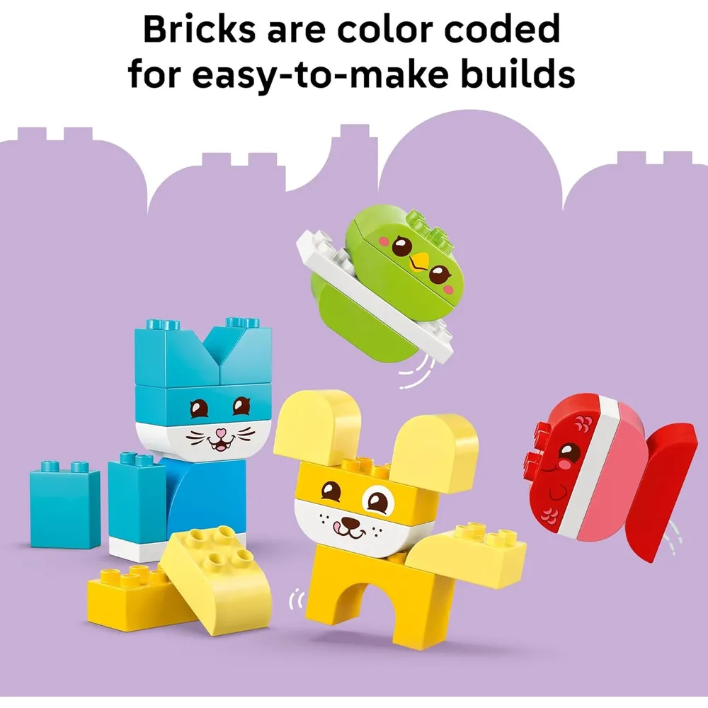 LEGO DUPLO MIS PRIMERAS MASCOTAS CREATIVAS 3 EN 1 10477