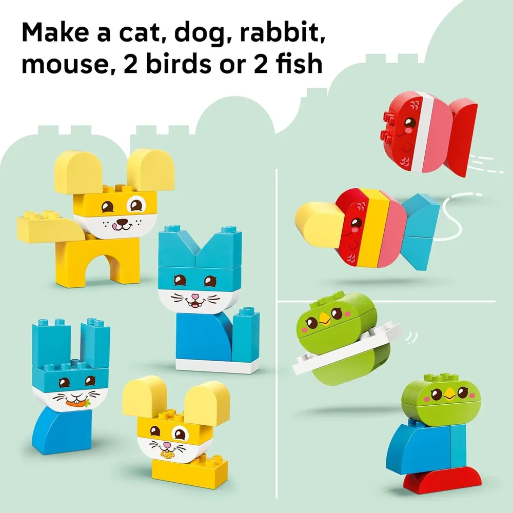 LEGO DUPLO MIS PRIMERAS MASCOTAS CREATIVAS 3 EN 1 10477