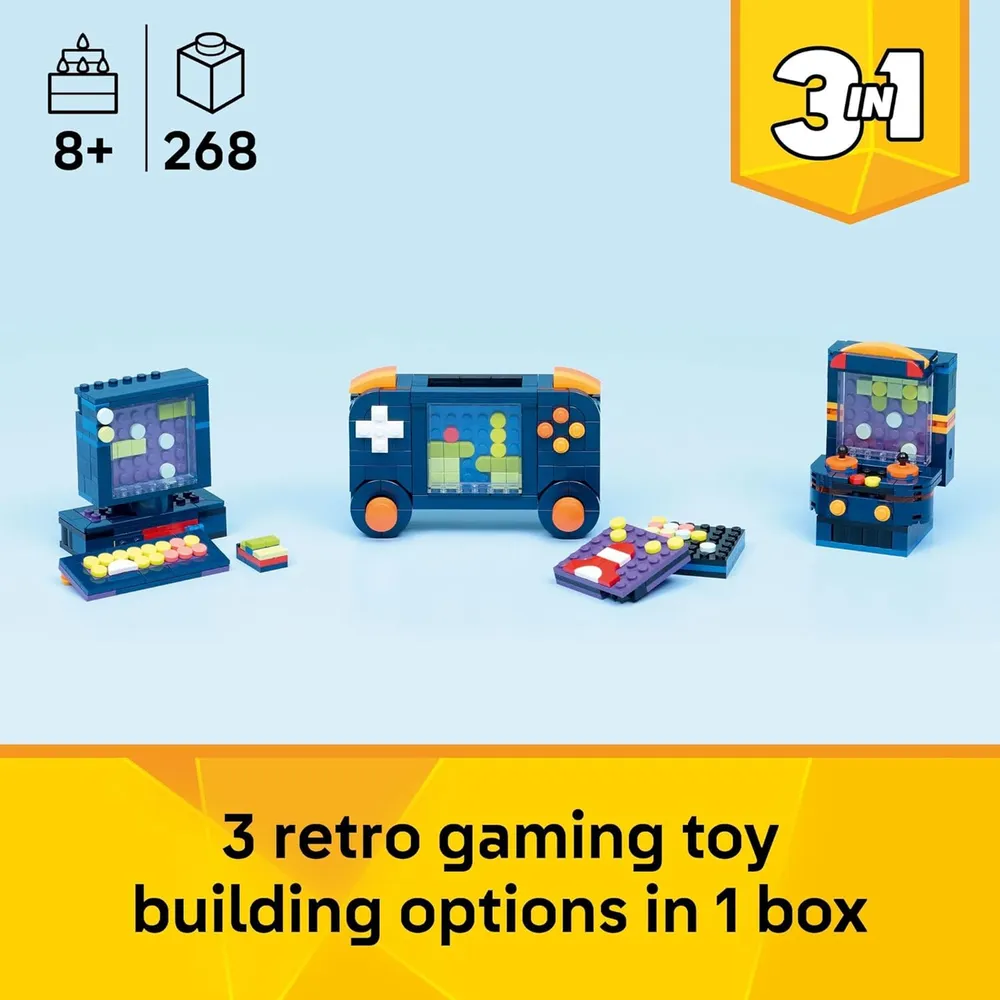LEGO CREATOR CONSOLA DE JUEGOS RETRO 3 EN 1 31380