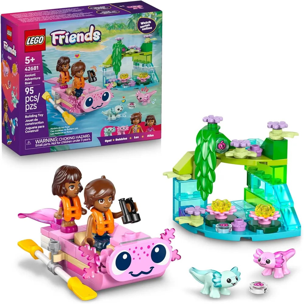 LEGO FRIENDS BARCO DE AVENTURAS AXOLOTL 42681