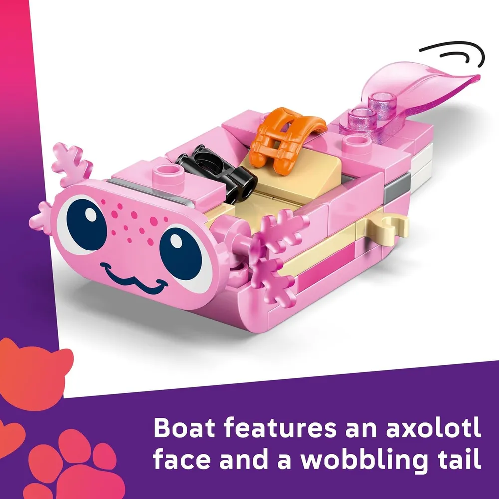 LEGO FRIENDS BARCO DE AVENTURAS AXOLOTL 42681