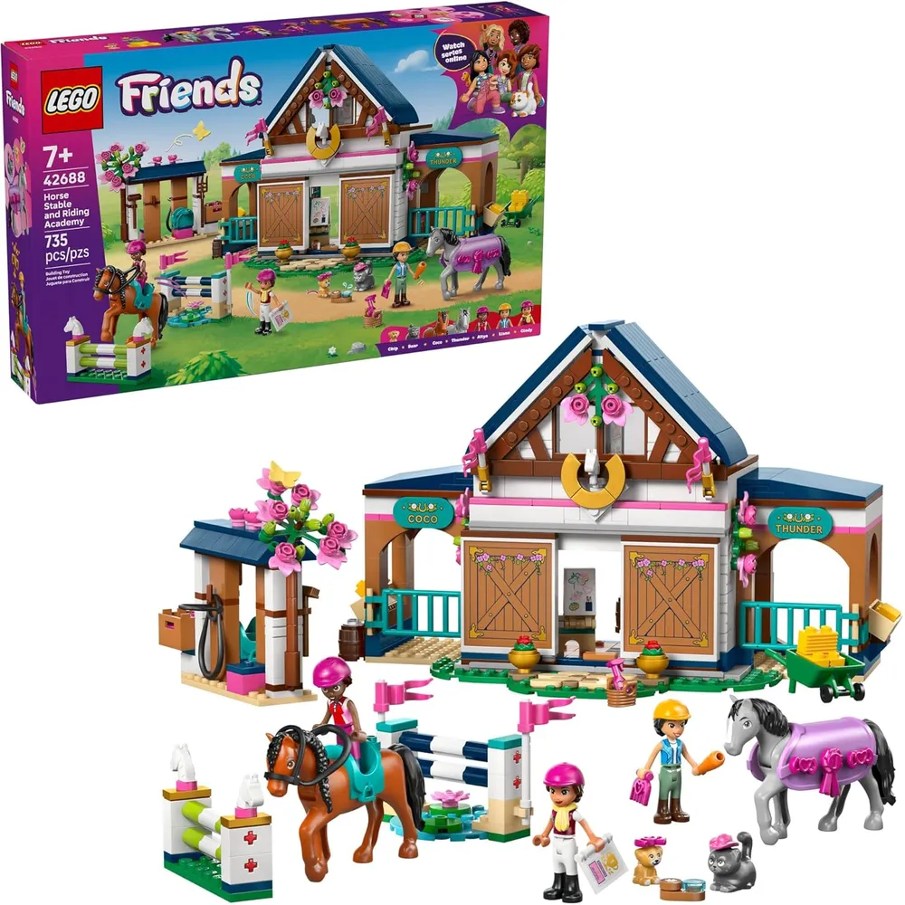 LEGO FRIENDS ESTABLO Y ACADEMIA DE EQUITACIÓN 42688