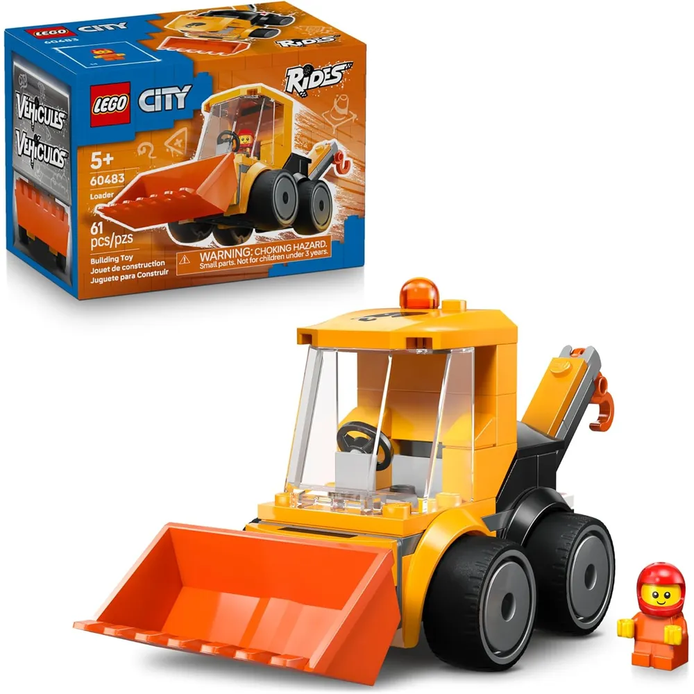LEGO CITY RIDES CARGADORA DE RUEDAS 60483