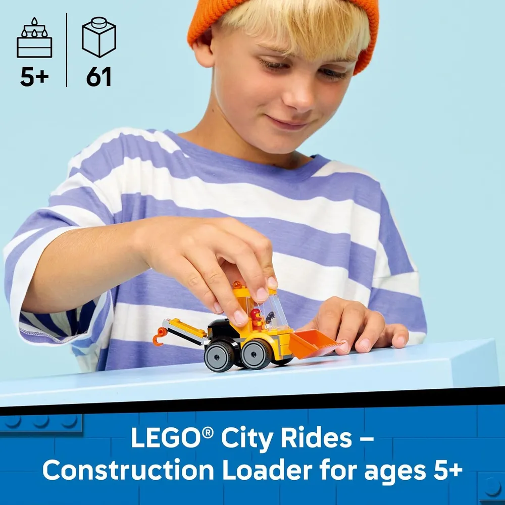 LEGO CITY RIDES CARGADORA DE RUEDAS 60483