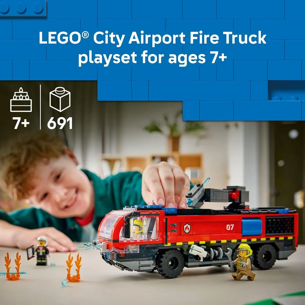 LEGO CITY CAMIÓN DE BOMBEROS DEL AEROPUERTO 60499