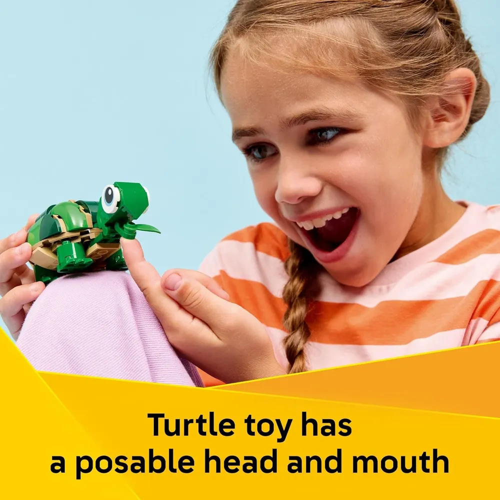 LEGO CREATOR 3 EN 1 TORTUGA CON NENÚFAR 31377