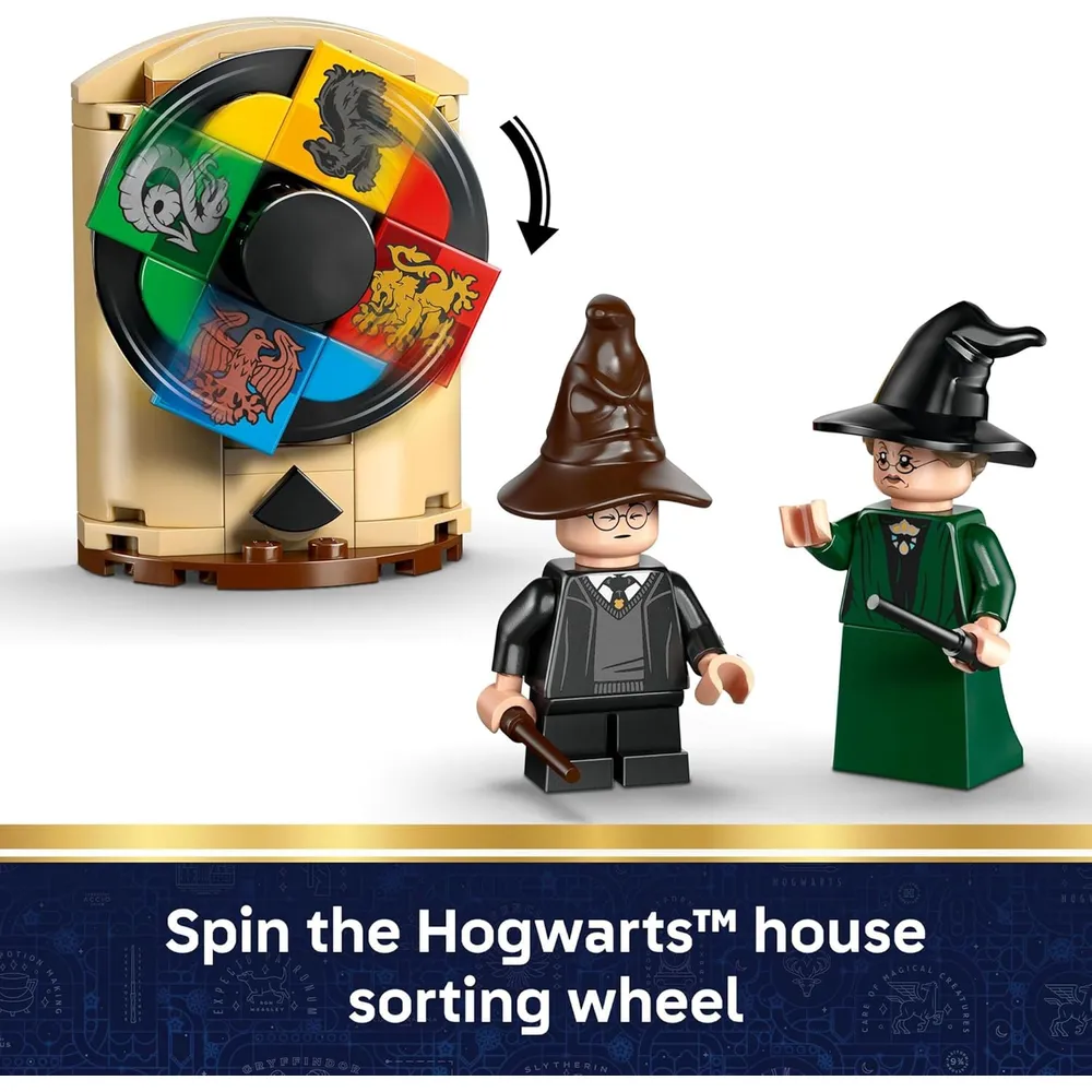LEGO HARRY POTTER CASTILLO DE HOGWARTS CEREMONIA SOMBRERO SELECCIONADOR 76460
