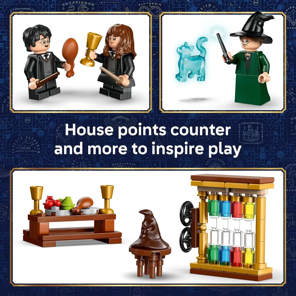LEGO HARRY POTTER CASTILLO DE HOGWARTS CEREMONIA SOMBRERO SELECCIONADOR 76460