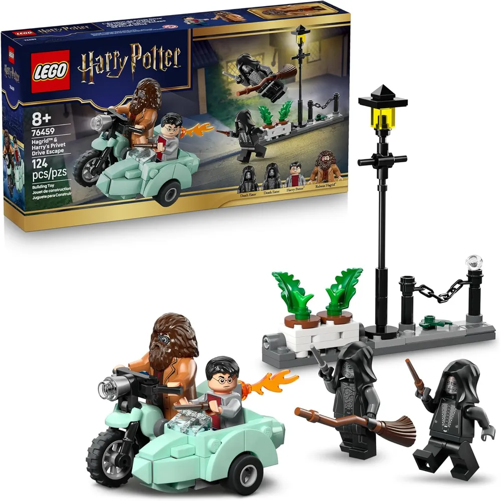LEGO HARRY POTTER ESCAPE DE PRIVET DRIVE HAGRID Y HARRY 76459