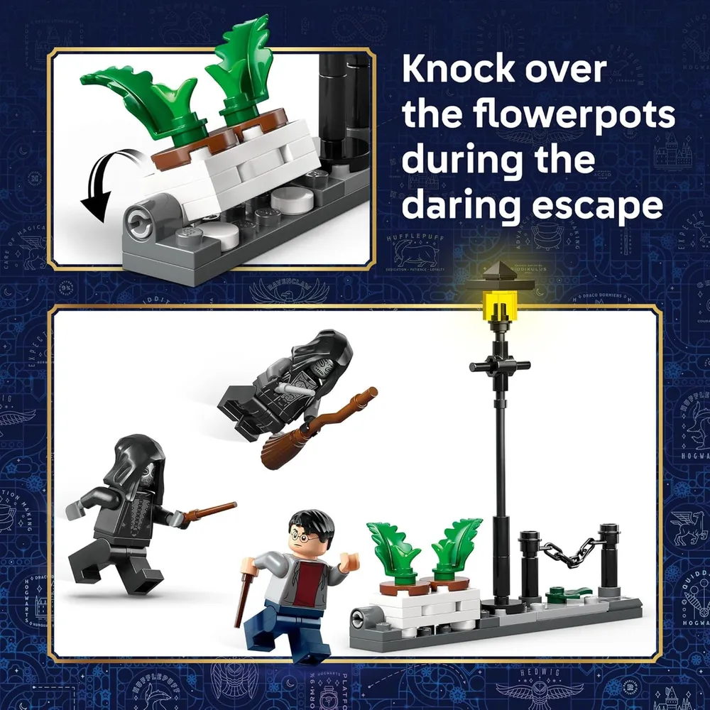 LEGO HARRY POTTER ESCAPE DE PRIVET DRIVE HAGRID Y HARRY 76459