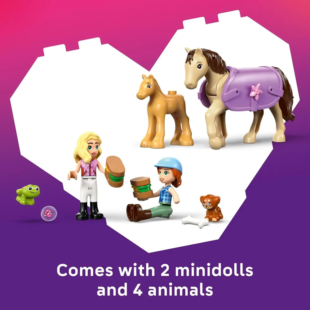 LEGO FRIENDS REMOLQUE DE CABALLO Y POTRO BEBÉ 42695